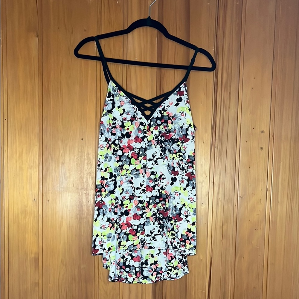 Floral Spaghetti Strap Top